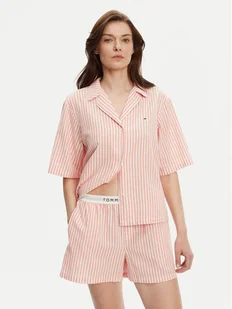 Tommy Hilfiger Piżama UW0UW05799 Pomarańczowy Regular Fit - Piżamy damskie - miniaturka - grafika 1