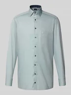 Koszule męskie - Koszula biznesowa o kroju modern fit z listwą guzikową - miniaturka - grafika 1