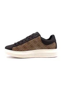 Guess Vibo Carryover, Trampki Męskie, Beżowy Brown, 44 EU - Trampki męskie - miniaturka - grafika 1