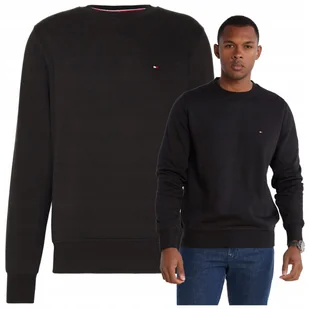 tommy hilfiger bluza meska basic bluza czarna meska PREMIUM tommy hilfiger bluza meska basic bluza czarna meska PREMIUM r.M - Bluzy męskie - miniaturka - grafika 1
