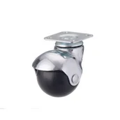 Meble modułowe i akcesoria - Kółko meblowe TONO Ø50 mm x 50 kg płyta obrotowa ANDPOL - miniaturka - grafika 1