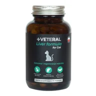 Suplementy i witaminy dla kotów - VETERAL Liver Formula for Cat 60 kapsułek - miniaturka - grafika 1