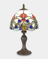 Lampy stojące - Lampa Witrażowa w Stylu Tiffany Różane Pąki - miniaturka - grafika 1