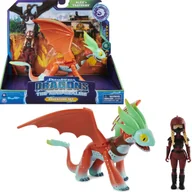 Figurki dla dzieci - Jeźdźcy smoków: Dziewięć światów figurki Alex i smok Piórka - miniaturka - grafika 1
