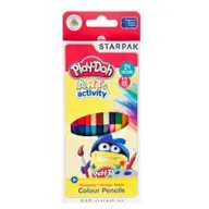 Przybory szkolne - Starpak Kredki ołówkowe 2str 24kol/180 Troj Playd Pud12/144 - miniaturka - grafika 1