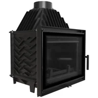 Wkłady kominkowe - Wkład kominkowy Kratki ZOSIA ECO 12 kW deco - miniaturka - grafika 1