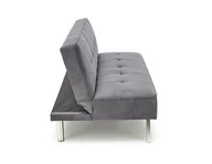 Sofy i kanapy - Sofa rozkładana CARLITO szara - miniaturka - grafika 1