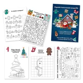 Kalendarze - Kalendarz Adwentowy zadania i kolorowanki zagadki świąteczne edycja 2 - miniaturka - grafika 1