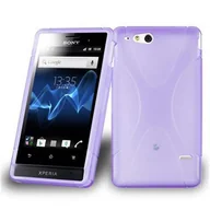 Etui i futerały do telefonów - Sony Cadorabo cador Abo etui silikonowe TPU X-Line Style na Xperia Go (st27i) pokrowiec ochronny Case Cover Bumper DE-103669 - miniaturka - grafika 1