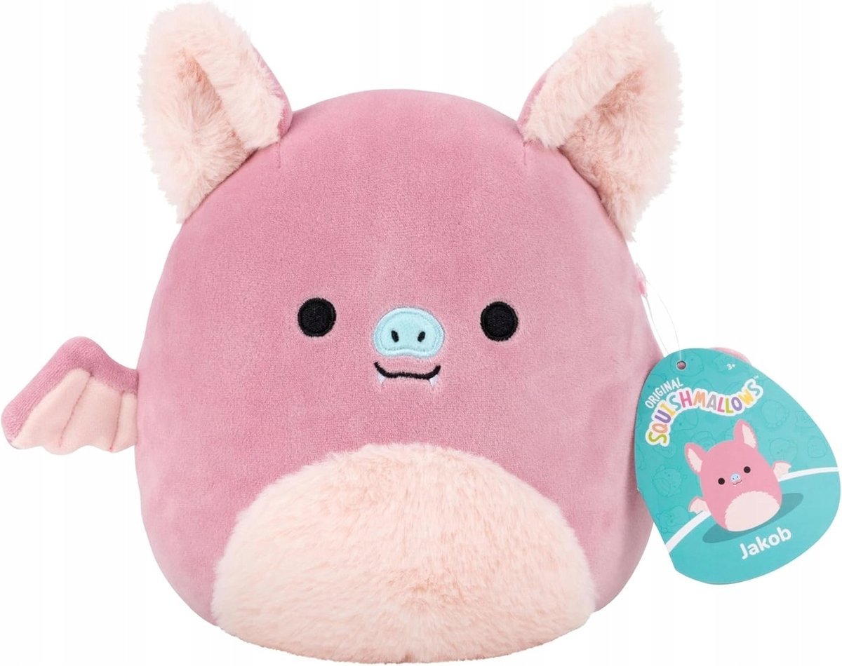 SQUISHMALLOWS MASKOTKA NIETOPERZ JAKOB 19 CM