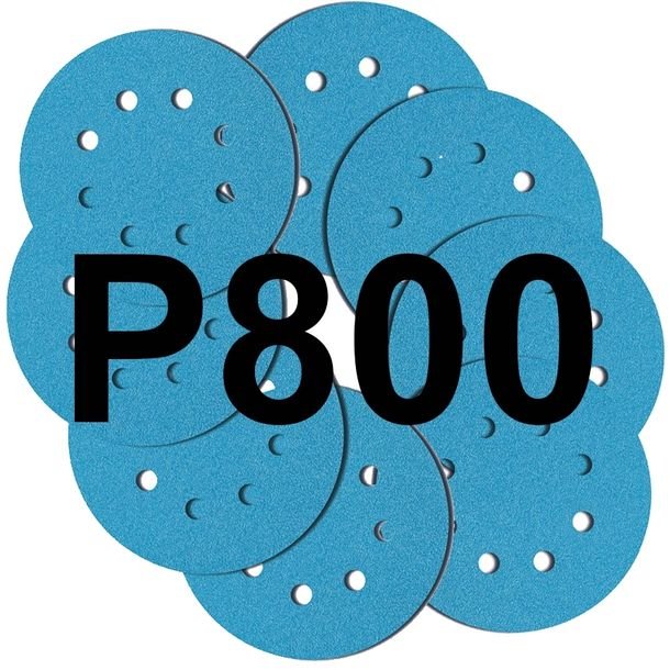 Krążek Ścierny 125mm Papier Ścierny P800 10szt.