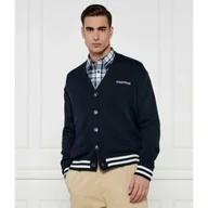 Swetry męskie - Guess Jeans Kardigan Varsity Loose fit - miniaturka - grafika 1