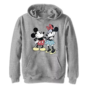 Disney Chłopięca bluza z kapturem Mickey Minnie retro, Sportowy wrzos, XL - Bluzy dla chłopców - miniaturka - grafika 1
