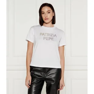 Patrizia Pepe T-shirt Regular Fit - Koszulki i topy damskie - miniaturka - grafika 1
