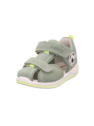 Superfit Boomerang sandały chłopięce, jasnozielony, żółty 7500, 20 EU