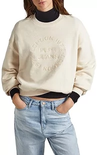 Pepe Jeans Bluza damska Cara, beżowy (kość słoniowa), M - Bluzy damskie - miniaturka - grafika 1