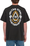 Koszulki męskie - t-shirt VOLCOM SKATE VITALS FAST N LOOSE TEE Stealth - miniaturka - grafika 1