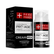 Kremy do twarzy - Krem regenerujący z colostrum dla bardzo suchej skóry - Peel Mission Coloderm Pro Age Cream Rich - 50 ml - miniaturka - grafika 1