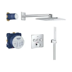 Grohe SmartControl zestaw prysznicowy podtynkowy z baterią i deszczownicą chrom 34712000 34712000 - Deszczownice - miniaturka - grafika 3