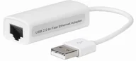 Adaptery i przejściówki - MicroConnect USB2.0 to Ethernet White USBETHW - miniaturka - grafika 1