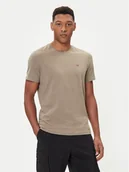 Koszulki męskie - Napapijri T-Shirt Salis NP0A4H8D Beżowy Regular Fit - miniaturka - grafika 1