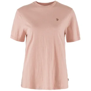 Koszulka damska Fjällräven Hemp Blend T-shirt W Rozmiar: L / Kolor: jasnoróżowy - Koszulki sportowe damskie - miniaturka - grafika 1