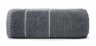 Ręczniki - Ręcznik Teo 100x150 szary 470 g/m2 frotte - miniaturka - grafika 1