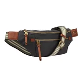 Plecaki - camel active Damska torebka BARI Belt Bag M, czarna, czarny, m - miniaturka - grafika 1