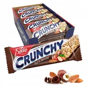 Przekąski dla dzieci - Baton Crunchy z orzechami i migdałami podlany czekoladą 40g- zestaw 25 sztu - miniaturka - grafika 1