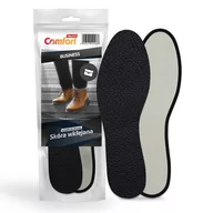 Akcesoria obuwnicze - Wklejana wkładka do butów czarna skórzana 43-44 - miniaturka - grafika 1