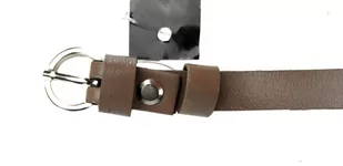 Pasek Damski Skórzany COMPLEX (PL) 15 mm BEŻOWY Wąski - Paski Pasek Damski Skórzany COMPLEX (PL) 15 mm BEŻOWY Wąski - Paski - miniaturka - grafika 2