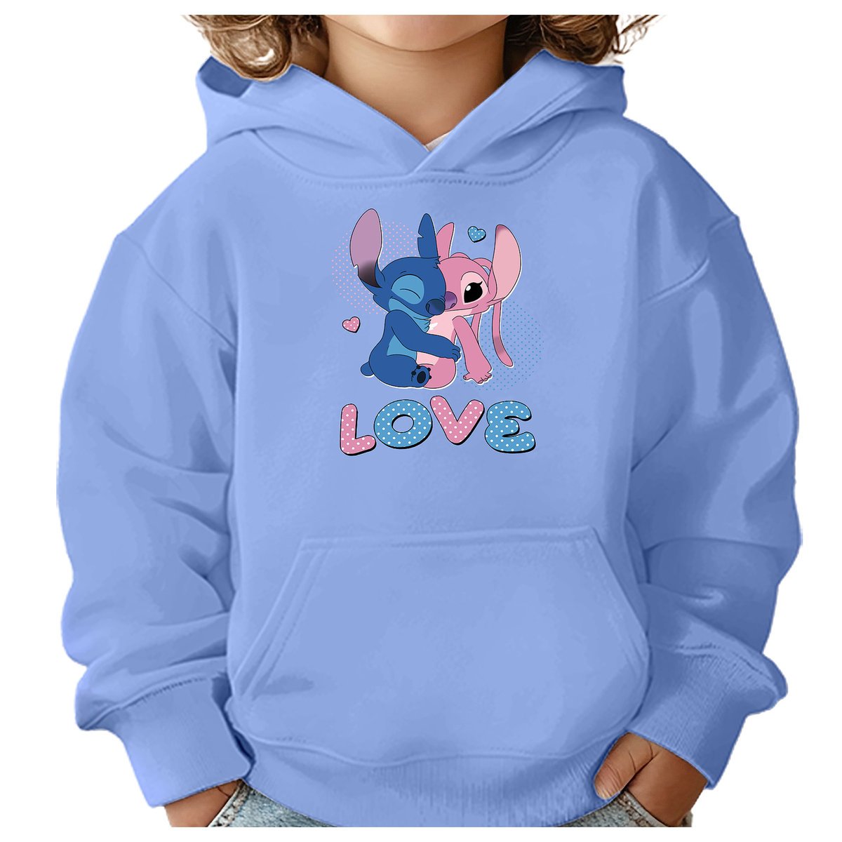 BLUZA DZIECIĘCA STITCH LOVE 122-128 DLA DZIEWCZYNKI CHŁOPCA PREZENT