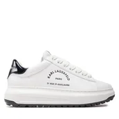 Sneakersy męskie - Sneakersy KARL LAGERFELD KL57538 Biały - miniaturka - grafika 1