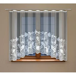 Firanka gotowa 160 x 300 cm biały - Firany - miniaturka - grafika 1