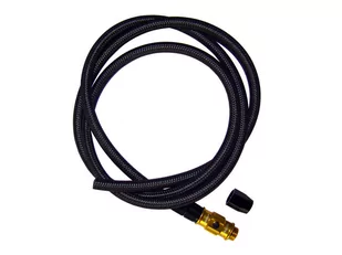 Lezyne do węża do pomp z ABS Flip spodnie Pressure i micro Floor Drive, złoty błyszczący, 1-splotowa plecionka zaworu v1flip 1-BRAID-HOSE-V1FLIP - Akcesoria rowerowe - miniaturka - grafika 1