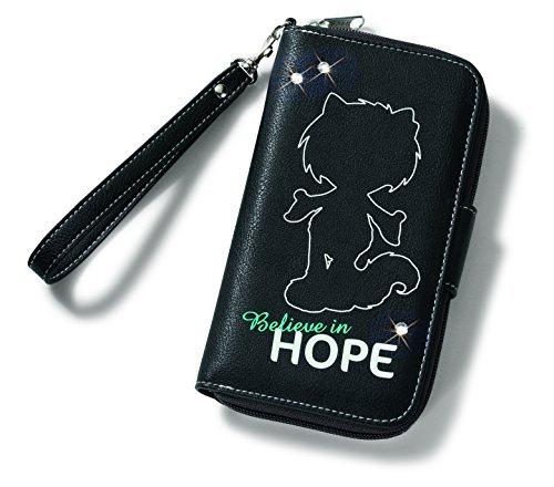 Nici 38116 - portfel Hope, 10 x 19 cm, czarny/biały