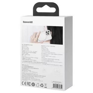 Baseus magnetyczna bezprzewodowa indukcyjna ładowarka Qi 15 W (kompatybilna z MagSafe) biały (WXQJ-02) - Ładowarki do telefonów - miniaturka - grafika 26