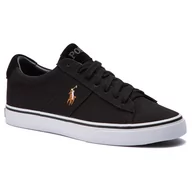 Trampki damskie - Polo Ralph Lauren Tenisówki Sayer 816749369001 Black - miniaturka - grafika 1