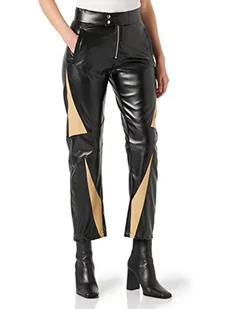 Just Cavalli Spodnie damskie Donna, czarny, 36 PL - Spodnie damskie - miniaturka - grafika 1