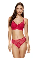 Biustonosze - Gorteks Biustonosz Rouge Czerwony Czerwony 70 D - miniaturka - grafika 1