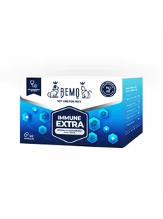 BEMO Immune Extra 60 kapsułek wsparcia odporności psa i kota - Suplementy i witaminy dla psów - miniaturka - grafika 1