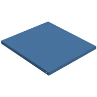 Szafy i regały magazynowe - Półka do szaf warsztatowych na komputer, 650 x 600 mm, niebieski, 1szt - miniaturka - grafika 1