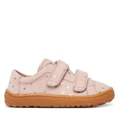 Buty dla dziewczynek - Półbuty Froddo Barefoot Baze G3130284-19 S Różowy - miniaturka - grafika 1