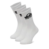 Skarpetki męskie - Skarpety Quiksilver AS_QUIKSILVER_101W_SS25 (3-PACK) Biały - miniaturka - grafika 1