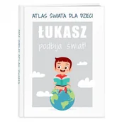 Atlasy i mapy - Atlas geograficzny z nadrukiem dla chłopca na imieniny - miniaturka - grafika 1
