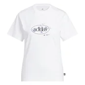 Koszulki i topy damskie - Koszulka damska ADIDAS W Elem Flrl Tee XS - miniaturka - grafika 1