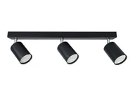 Lampy ścienne - LVT Kinkiet lampa potrójna GU10 BARDO III ruchoma czarna 6677 - miniaturka - grafika 1