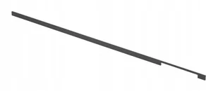 Gtv Uchwyt meblowy krawędziowy Extend Long L=1200 mm Czarny - Zawiasy, okucia i inne akcesoria - miniaturka - grafika 1