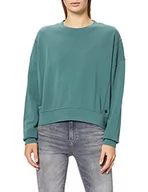Bluzy damskie - Superdry Bluza damska Flex Batwing Crew, srebrny, L - miniaturka - grafika 1