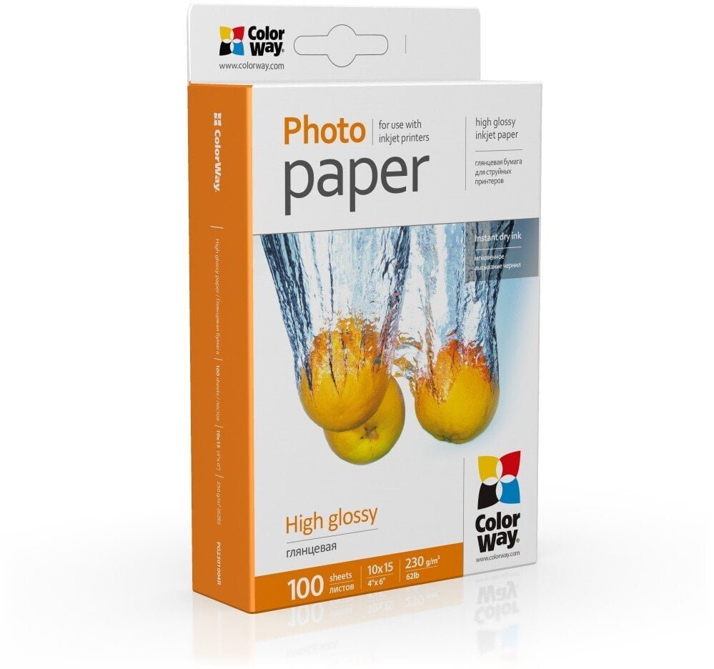 ColorWay papier fotograficzny A4 biały błyszczący PG2301004R